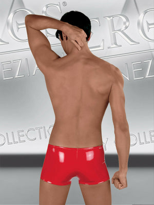 Eros Veneziani Haute Couture Men PVC Trunk RED