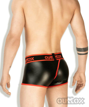 Outtox by Maskulo Men's Wrapped rear Trunk Shorts Made in Russia RED (TR141-10)