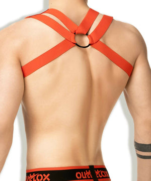 Outtox by Maskulo Men Branded Bulldog Harness RED