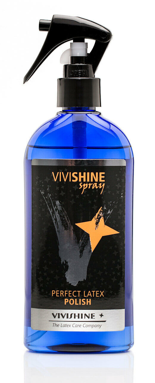 VIVISHINE SPRAY & VIVIWIPE KIT LATEX CARE POLISH 250 ml-8.5oz Made in Germany